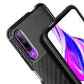 Huawei P Smart Pro 2019 Kılıf Zore Negro Antişok Karbon Silikon - 9