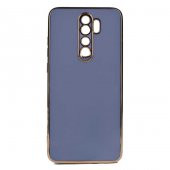 Xiaomi Redmi Note 8 Pro Kılıf Kamera Korumalı Gold Kenarlı Silikon Kapak - 5
