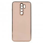 Xiaomi Redmi Note 8 Pro Kılıf Kamera Korumalı Gold Kenarlı Silikon Kapak - 7