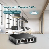 Tp FestaTL-SG1005LP 40W 5GE Switch,4'ü PoE,Metal (3yıl üretici garantili) thumbnail 5
