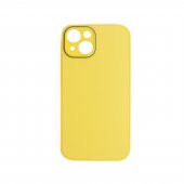 ScHitec Deluxe İphone 14 Mat Kılıf Sarı - 1