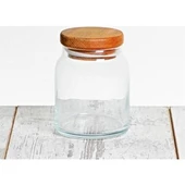 Ahşap Kapaklı Kavanoz - Küçük Boy thumbnail 2