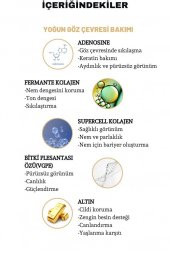 Dermal 3 ADET Tek Kullanımlık 3 Katmanlı Altın Folyo Göz Maskesi X3 Adet thumbnail 2