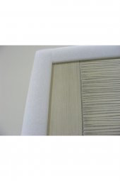 Gri Renk 5 Adet Oluklu Kapı Altı Eşik Süngeri Soğuk Kesici Toz Rüzgar Önleyici Yalıtım Strafor - 4