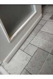 Gri Renk 5 Adet Oluklu Kapı Altı Eşik Süngeri Soğuk Kesici Toz Rüzgar Önleyici Yalıtım Strafor - 5