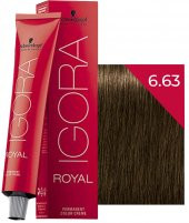 Schwarzkopf Igora Royal Saç Boyası 6.63 Koyu Kumral-Çikolata 60 ml - 1