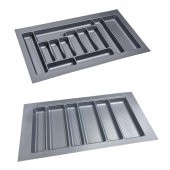 Çekmece İçi Kaşıklık ve Kepçelik 2 li Set 85 x 49 cm Gri - 1