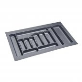 Çekmece İçi Kaşıklık ve Kepçelik 2 li Set 85 x 49 cm Gri - 5