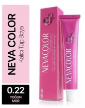 Neva Color Tüp Saç Boyası 0.22 Yoğun Mor 50 ml - 1