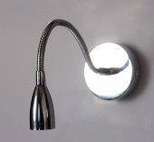 MYLİGHTS  GÜMÜŞ  SİPRELİ HAREKETLİ OKUMAM LAMBASI YATAK BAŞI  GECE LAMBASI APLİK LED APLİK - 1
