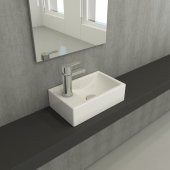 Bocchi Milano Dar Sol Lavabo 1418-001-0126 Parlak Beyaz - 1