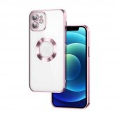 ​​​​​​Apple iPhone 12 Omega Kamera Korumalı Logo Gösteren Kılıf - 2