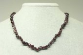 Lal (Granat) (Garnet) Taşı Doğal Parçalar Kolye (Klipsli) (25407) - 1