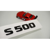 S 500 Bagaj Parlak Siyah ABS 3M 3D Yazı Logo thumbnail 1