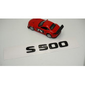 S 500 Bagaj Parlak Siyah ABS 3M 3D Yazı Logo thumbnail 2