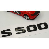 S 500 Bagaj Parlak Siyah ABS 3M 3D Yazı Logo thumbnail 3