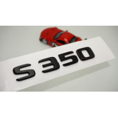 S 350 Bagaj Parlak Siyah ABS 3M 3D Yazı Logo - 1