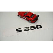 S 350 Bagaj Parlak Siyah ABS 3M 3D Yazı Logo - 2