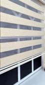 StorBurada Zebra Stor Perde Sütlü Kahve STB 400V03-D  Kahverengi 140 x 200 - 1