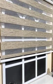 StorBurada Zebra Stor Perde Kahverengi STB 400V05-D  Kahverengi 90 x 200 - 1