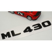 ML 430 Bagaj Parlak Siyah ABS 3M 3D Yazı Logo thumbnail 3