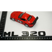 ML 320 Bagaj Parlak Siyah ABS 3M 3D Yazı Logo - 5