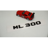 ML 300 Bagaj Parlak Siyah ABS 3M 3D Yazı Logo - 2