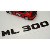ML 300 Bagaj Parlak Siyah ABS 3M 3D Yazı Logo - 3