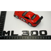 ML 300 Bagaj Parlak Siyah ABS 3M 3D Yazı Logo - 5