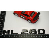 ML 280 Bagaj Parlak Siyah ABS 3M 3D Yazı Logo - 5