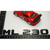 ML 230 Bagaj Parlak Siyah ABS 3M 3D Yazı Logo thumbnail 5