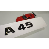 A 45 Bagaj Parlak Siyah ABS 3M 3D Yazı Logo - 1