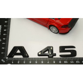 A 45 Bagaj Parlak Siyah ABS 3M 3D Yazı Logo - 5