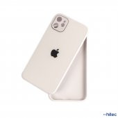 ScHitec Deluxe İphone 12 Mat Kılıf Beyaz - 3