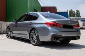 BMW 5 SERİSİ G30 M PERFORMANCE DİFÜZÖR PARLAK SİYAH 2016-2019 - 3