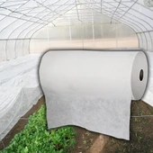 12,8x5 METRE 30gr AGRİL ISI DON ÖRTÜSÜ, ZİRAİ DON KIRAĞI ÖRTÜ KARPUZ ÇİLEK ÖRTÜSÜ, SERA TOPRAK ÖRTÜSÜ ELYAF thumbnail 1