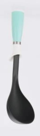 Plastik Kepçe Çorba Kepçesi Sos Çorba Kepçesi 32 cm Yeşil - 1