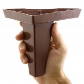 Mobilya Kanepe Koltuk Ayağı Kahverengi Baza Ayak 14 cm (4 ADET) - 5