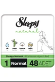 Sleepy Natural Ultra Hassas Hijyenik Ped Normal 48 Adet Ped - 1