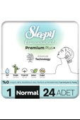 Sleepy Bio Natural Premium Plus Hijyenik Ped Normal 24 Adet Ped thumbnail 1