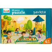 Eolo 40 Parça Yer Puzzle: Parkta 4+ - 1