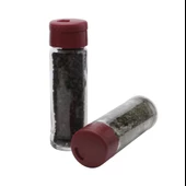 2li Lina Tuzluk Biberlik Ayaralanabilir Kapaklı Cam Tuzluk thumbnail 5