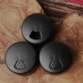 2li Lina Tuzluk Biberlik Ayaralanabilir Kapaklı Cam Tuzluk thumbnail 9