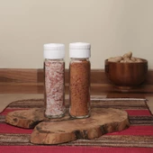 2li Lina Tuzluk Biberlik Ayaralanabilir Kapaklı Cam Tuzluk thumbnail 12