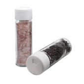 2li Lina Tuzluk Biberlik Ayaralanabilir Kapaklı Cam Tuzluk thumbnail 10