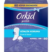Orkid Günlük Koruma Ped Normal Süper Ekonomik Paket 80 Adet - 2