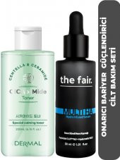 the fair. Hiyalüronik Asit Cilt Serumu + Dermal Cica Seramid Onarıcı Tonik Set - 1