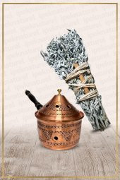 Bakır Tütsülük Tava No:8 Ve Demet Ada Çayı Tütsüsü - 1