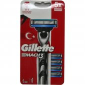 Gillette Mach 3 Tff Avantajlı Paket Tıraş Makinesi + 5 Yedek Başlık - 1