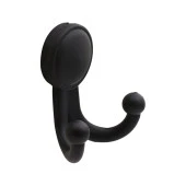 Karataş Askılık Vestiyer Duvar Askısı Dolap Elbise Askılığı Sert Plastik Siyah (5 ADET) - 2